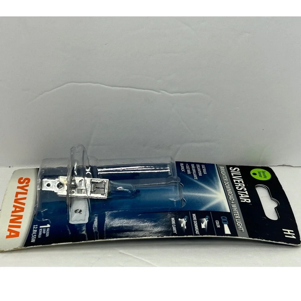 Sylvania SilverStar H1 Headlight Bulb Brighter Down-road Whiter‎ Light